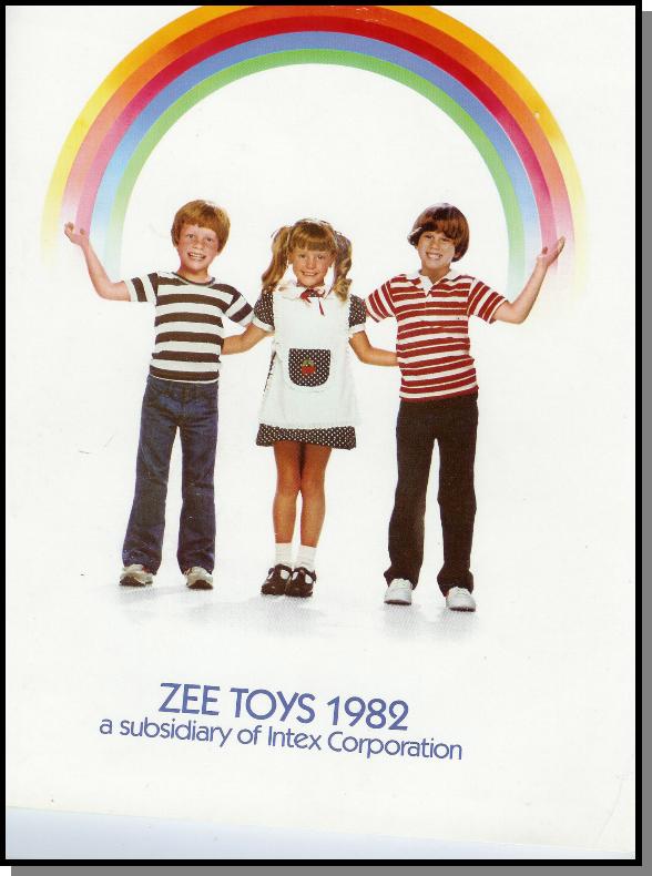 1982 Zee Toys Catalog Cover Page